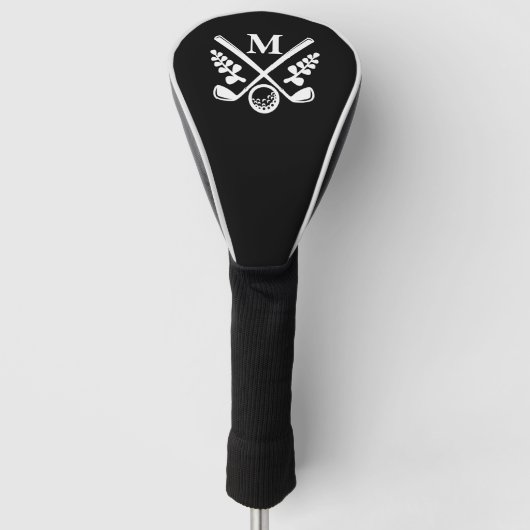 Gepersonaliseerd monogram golfheadcover (Voorkant)