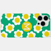 Gepersonaliseerd Monogram Handgetekende Daisy flow Case-Mate iPhone Case (Achterkant (horizontaal))