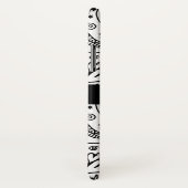 Gepersonaliseerd monogram harten liefdesbrood Case-Mate iPhone case (Achterkant / rechts)