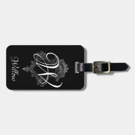 Gepersonaliseerd monogram Initiaal Bagagelabel