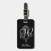 Gepersonaliseerd monogram Initiaal Bagagelabel (Voorkant verticaal)