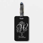 Gepersonaliseerd monogram Initiaal Bagagelabel (Achterkant verticaal)