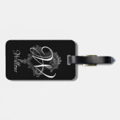 Gepersonaliseerd monogram Initiaal Bagagelabel (Achterkant horizontaal)