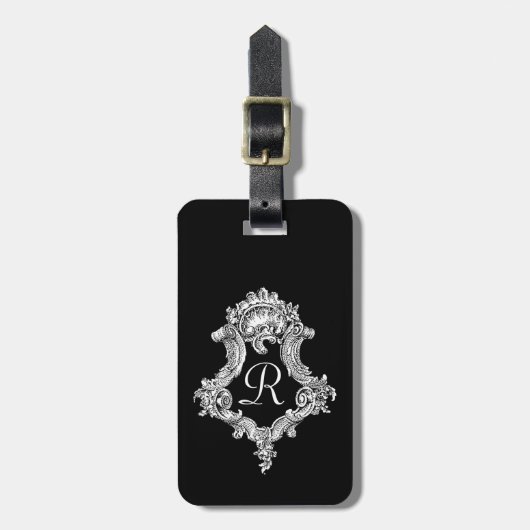 Gepersonaliseerd monogram Initiaal Bagagelabel (Voorkant verticaal)