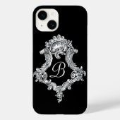 Gepersonaliseerd monogram Initiaal Case-Mate iPhone Case (Achterkant)