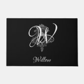 Gepersonaliseerd monogram Initiaal Deurmat (Voorkant)