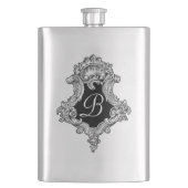 Gepersonaliseerd monogram Initiaal Flacon (Voorkant)