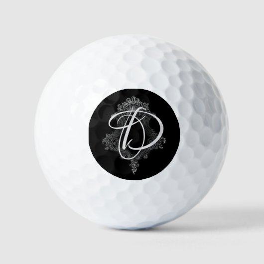 Gepersonaliseerd monogram Initiaal Golfballen (Voorkant)