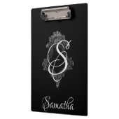 Gepersonaliseerd monogram Initiaal Klembord (Links)