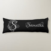 Gepersonaliseerd monogram Initiaal Lichaamskussen (Voorkant)