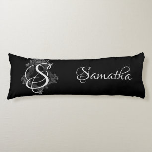 Gepersonaliseerd monogram Initiaal Lichaamskussen
