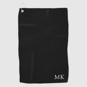 Gepersonaliseerd Monogram Initiaal Modern Golfhanddoek