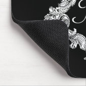 Gepersonaliseerd monogram Initiaal Muismat (Hoek)