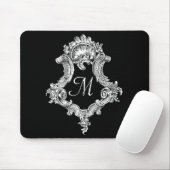 Gepersonaliseerd monogram Initiaal Muismat (Met muis)