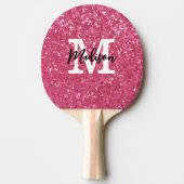 Gepersonaliseerd Monogram Initiaal Naam Ping Pong  Tafeltennisbatje (Voorkant)