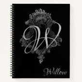 Gepersonaliseerd monogram Initiaal Notitieboek (Voorkant)