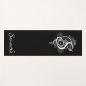 Gepersonaliseerd monogram Initiaal Yogamat (Voorkant (horizontaal))