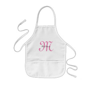 Gepersonaliseerd monogram kind - Kinder pron Kinder Schort