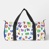 Gepersonaliseerd Monogram Kinder Terug naar School Plunjezak (Voorkant)