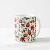 Gepersonaliseerd Monogram Kleurrijke Herfst Oogst Koffiemok (Voorkant rechts)