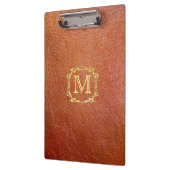 Gepersonaliseerd monogram kunststoflak klembord (Links)