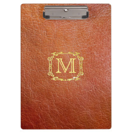 Gepersonaliseerd monogram kunststoflak klembord