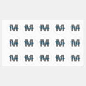 Gepersonaliseerd monogram labels (Vel)