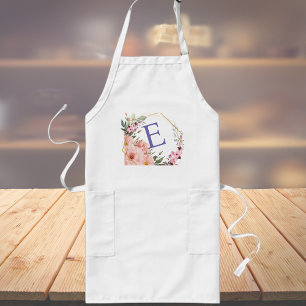 Gepersonaliseerd monogram lang schort