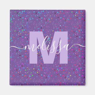 Gepersonaliseerd monogram magneet