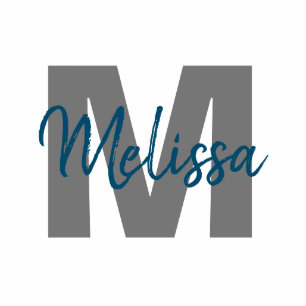 Gepersonaliseerd Monogram magneet Fotobeeldje Magneet