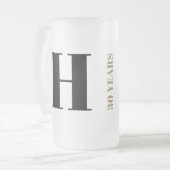 Gepersonaliseerd Monogram Mannen Mok (Voorkant links)