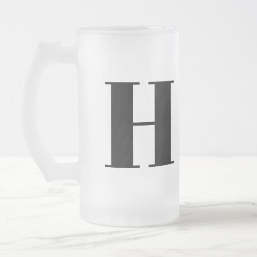 Gepersonaliseerd Monogram Mannen Mok (Links)