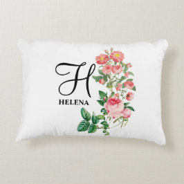  Gepersonaliseerd monogram met flacon Accent Kussen