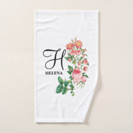  Gepersonaliseerd monogram met flacon Bad Handdoek