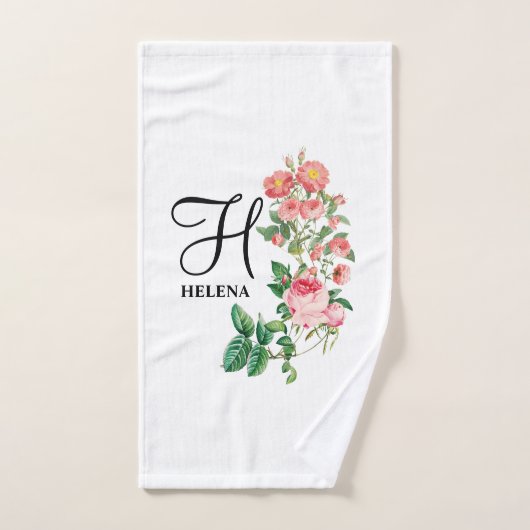 Gepersonaliseerd monogram met flacon Bad Handdoek (Handdoek)