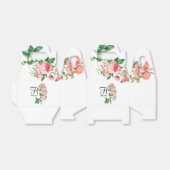  Gepersonaliseerd monogram met flacon Bedankdoosjes (Uitgevouwen)