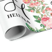  Gepersonaliseerd monogram met flacon Cadeaupapier (Rol Hoek)