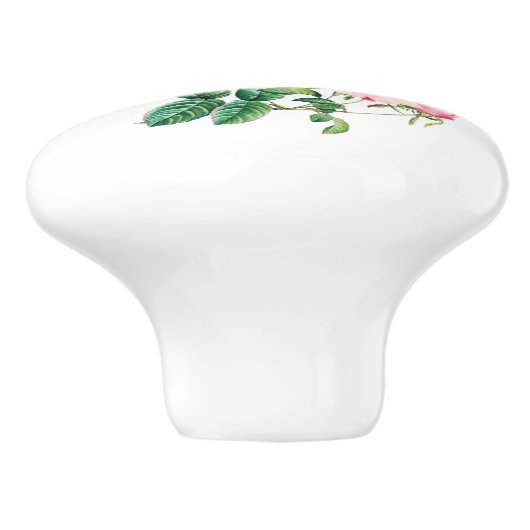  Gepersonaliseerd monogram met flacon Keramische Knop (Zijkant)