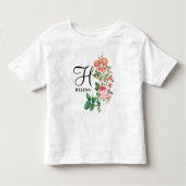  Gepersonaliseerd monogram met flacon Kinder Shirts (Voorkant)