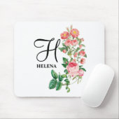  Gepersonaliseerd monogram met flacon Muismat (Met muis)