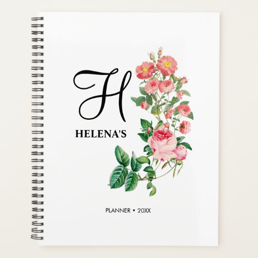 Gepersonaliseerd monogram met flacon Planner (Voorkant)