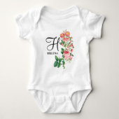  Gepersonaliseerd monogram met flacon Romper (Voorkant)