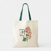  Gepersonaliseerd monogram met flacon Tote Bag (Achterkant)