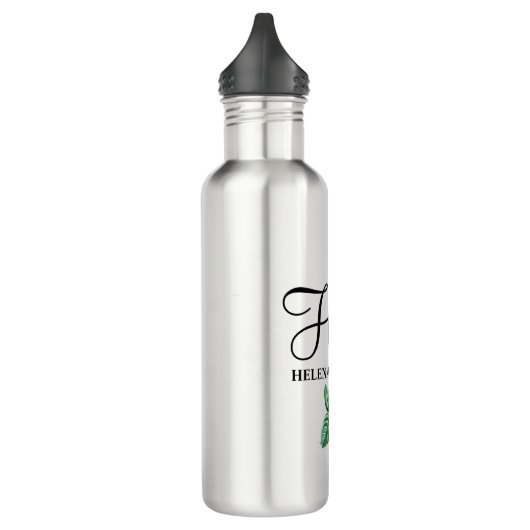  Gepersonaliseerd monogram met flacon Waterfles (Links)