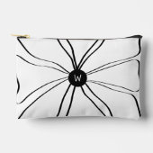 Gepersonaliseerd Monogram Modern Abstract Bloemen  Etui (Voorkant)
