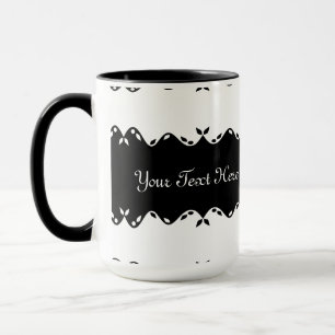 Gepersonaliseerd monogram mok