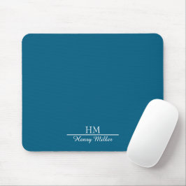 Gepersonaliseerd Monogram Mousepad–Aangepast Initi Muismat