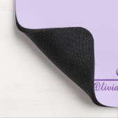 Gepersonaliseerd Monogram Mousepad–Aangepast Initi Muismat (Hoek)