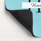 Gepersonaliseerd monogram mousepad | Aangepaste In Muismat (Hoek)