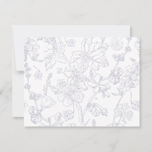 Gepersonaliseerd monogram Naam legant script Notitiekaartje (Achterkant)